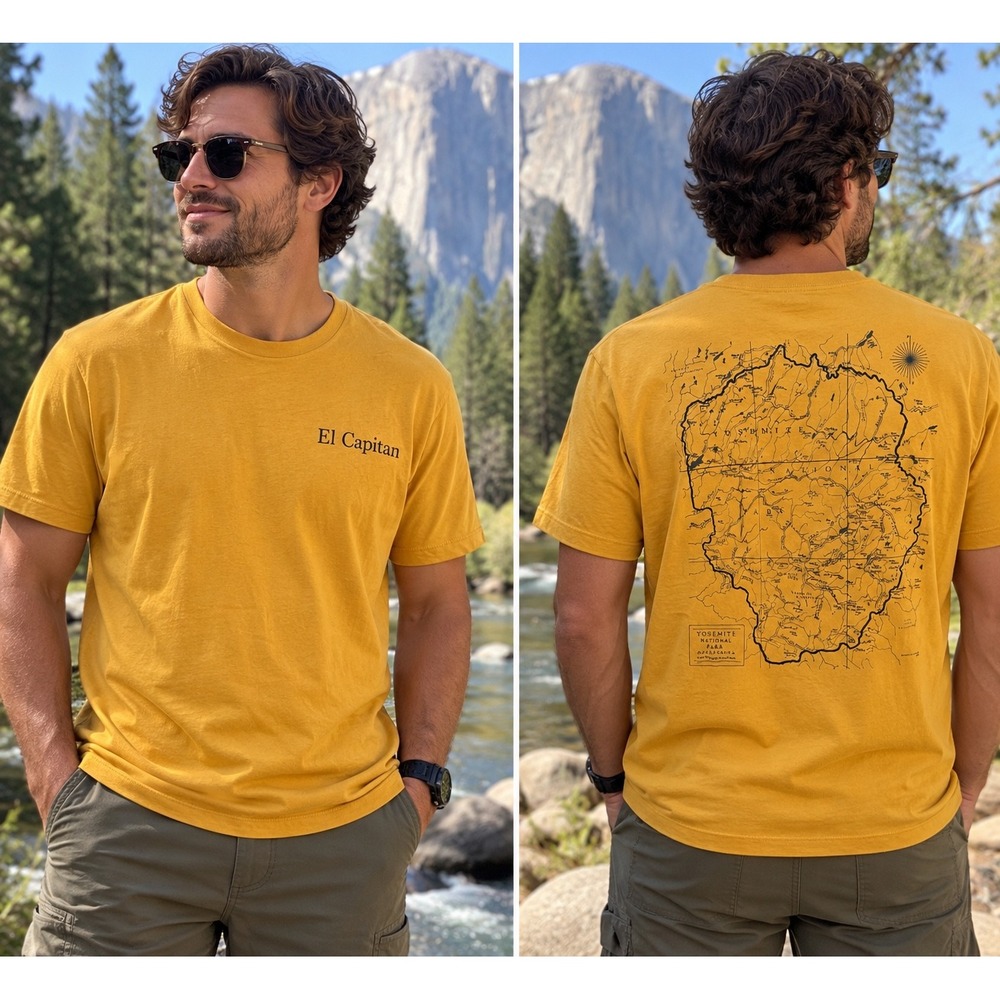 J.Crew El Capitan Yosemite National Park Graphic T Shirt XL Gorpcore
